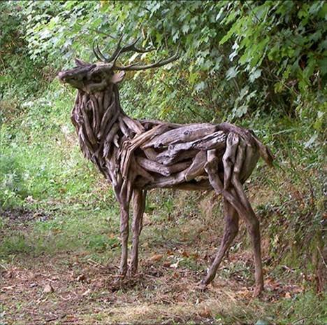 Animals made of branches - XciteFun.net