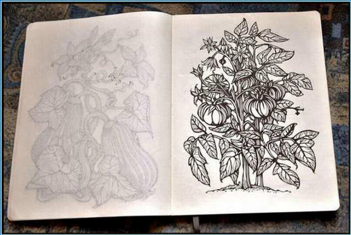 sketchbook drawing ideas