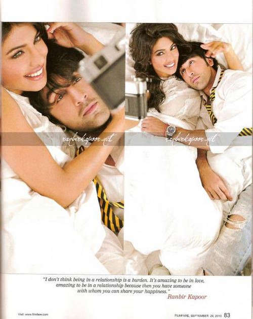 Ranbir And Priyanka - The Filmfare Love Bugs - XciteFun.net