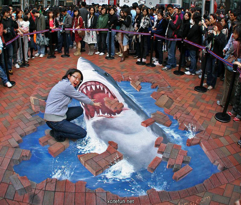 Amazing 3D Sidewalk Art Photos - XciteFun.net