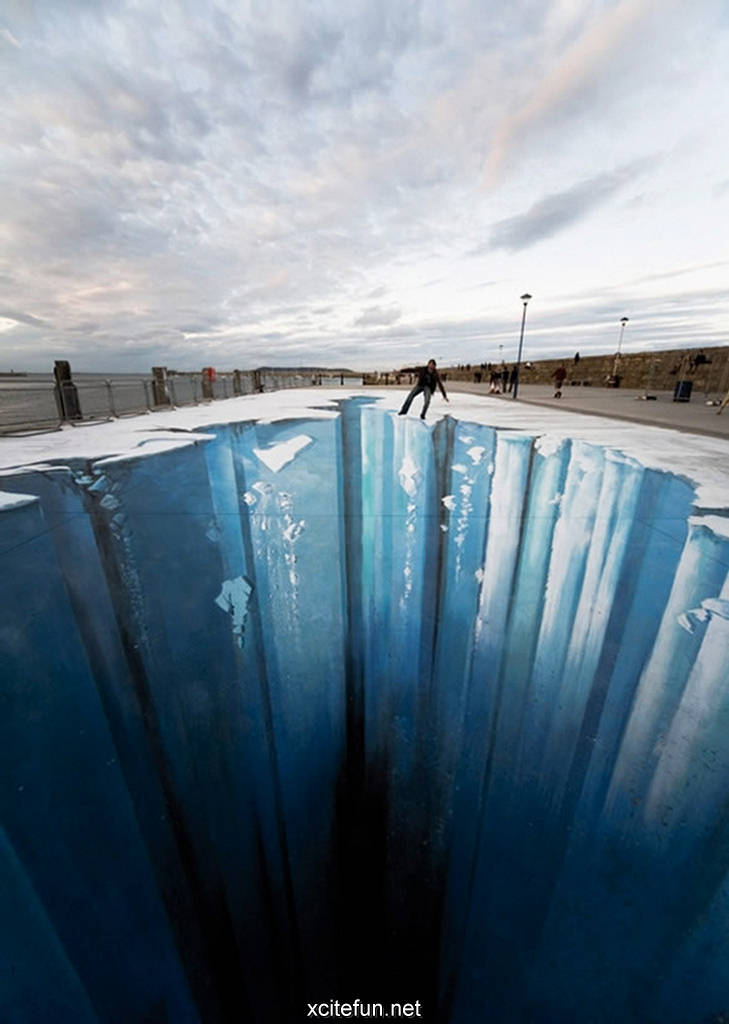 New Amazing 3D Sidewalk Art Painting Photos - XciteFun.net