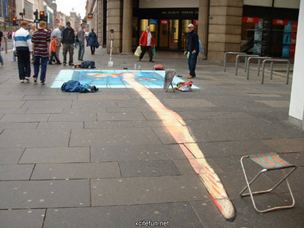 Amazing 3D Sidewalk Art Photos - XciteFun.net