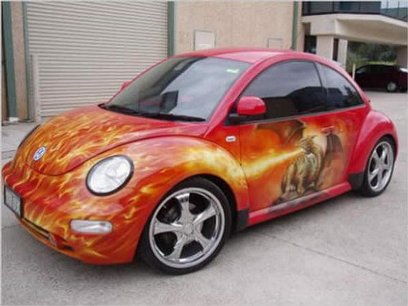 Amazing Car Paintings Art - XciteFun.net