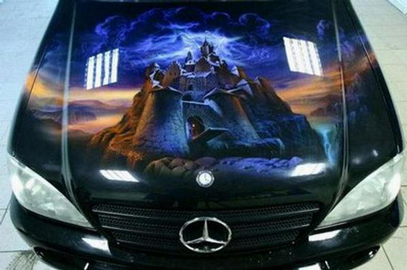 Amazing Car Paintings Art - XciteFun.net