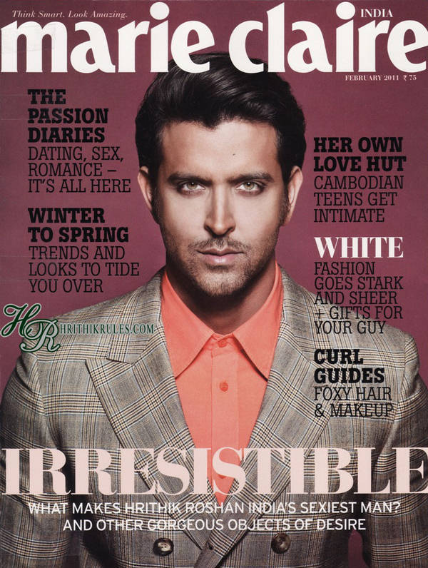 Hrithik Roshan Mr Fantasy - Marie Claire India - XciteFun.net