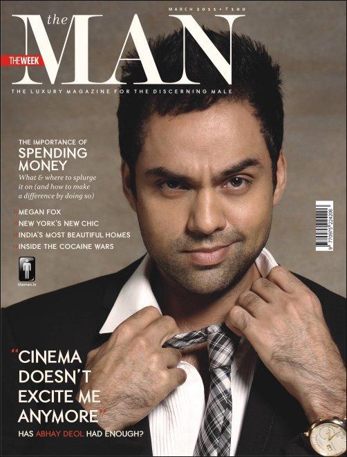 Abhay Deol The Man Magazine Cover - XciteFun.net