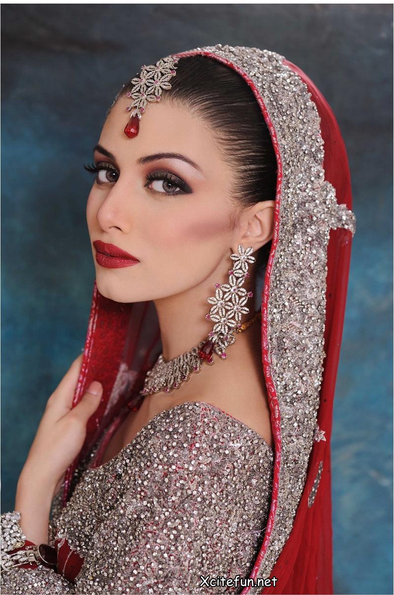Latest Bridal Makeup Trend and Jewelry - Khawar Riaz Bridal - XciteFun.net