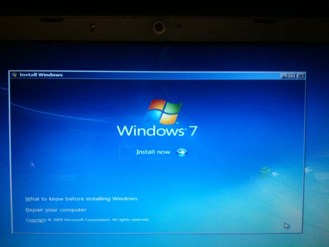 instal the new Windows 7