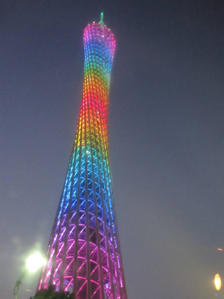 Canton Tower China Images - Colorful Building - XciteFun.net