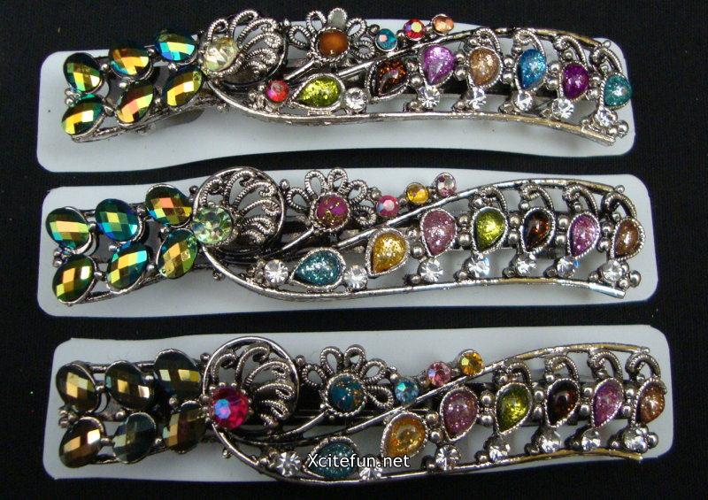 Metal Plated Alligator Hair Clips - Hair Accessories - XciteFun.net