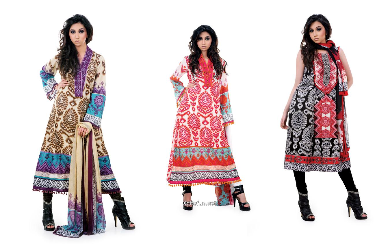 Maria B Salwar Kameez Spring Collection - XciteFun.net