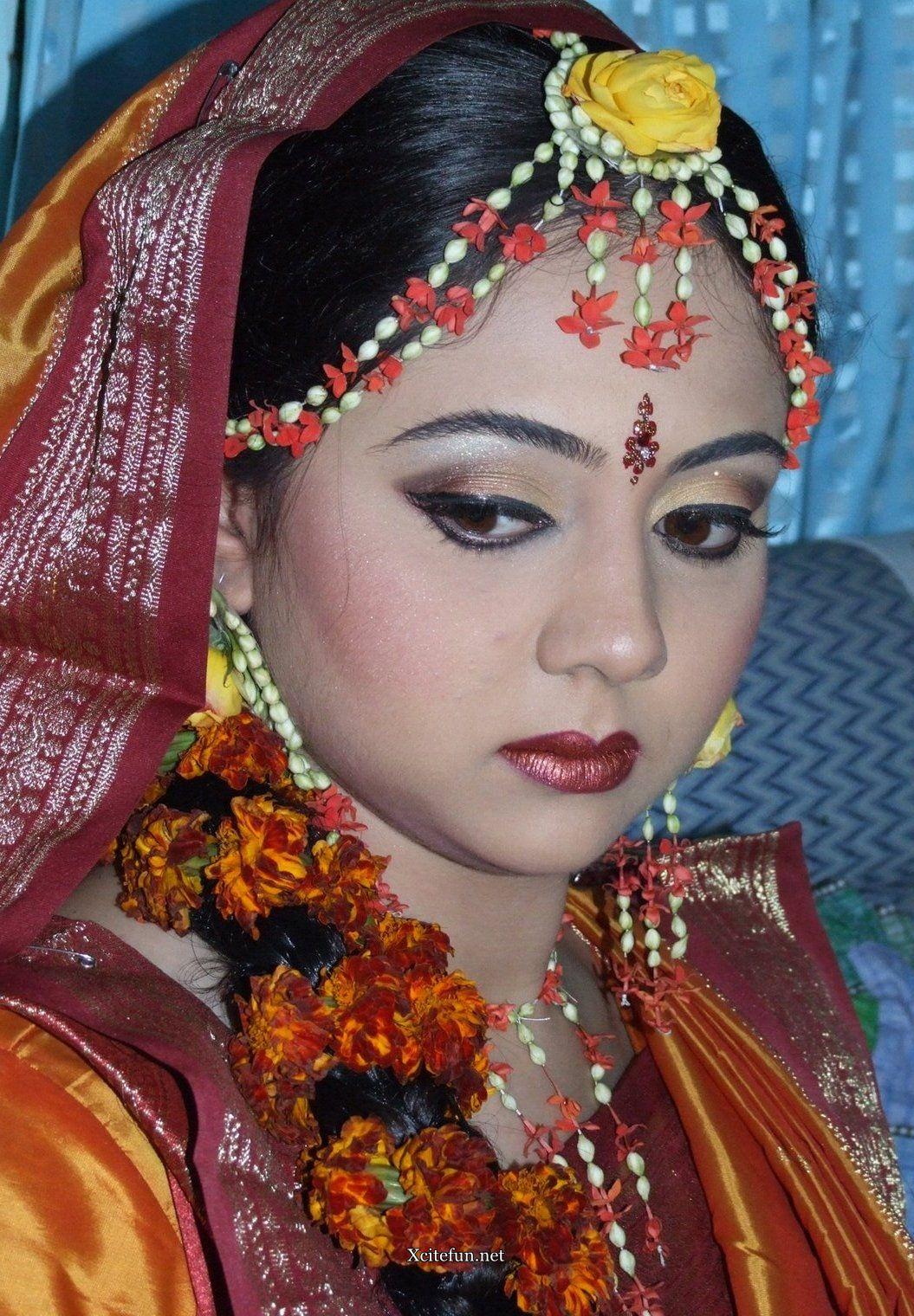 Indian Bridal Traditional Dress jewelry And Makeup - XciteFun.net