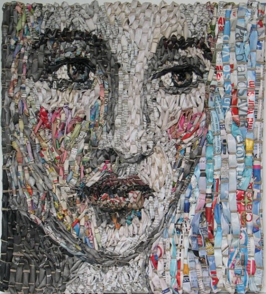 Newspaper Portraits by Gugger Petter - XciteFun.net