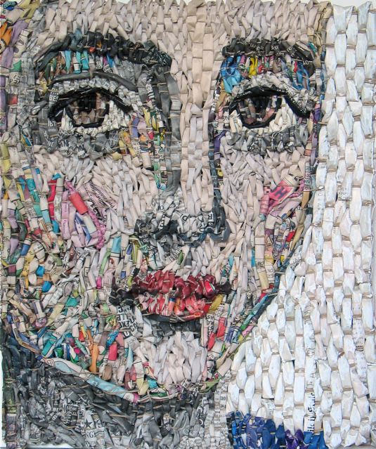 Newspaper Portraits by Gugger Petter - XciteFun.net