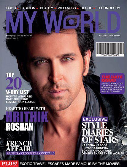 Hrithik Roshan My World Magazine