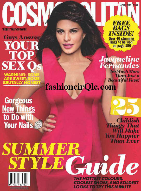 Jacqueline Fernandez In Summer Style - Cosmopolitan Magazine - XciteFun.net