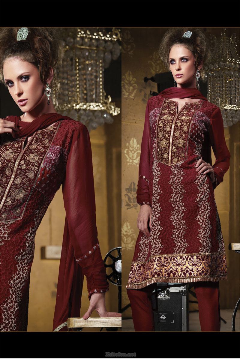Trendy Designer Eid Salwar Kameez For Girls - XciteFun.net