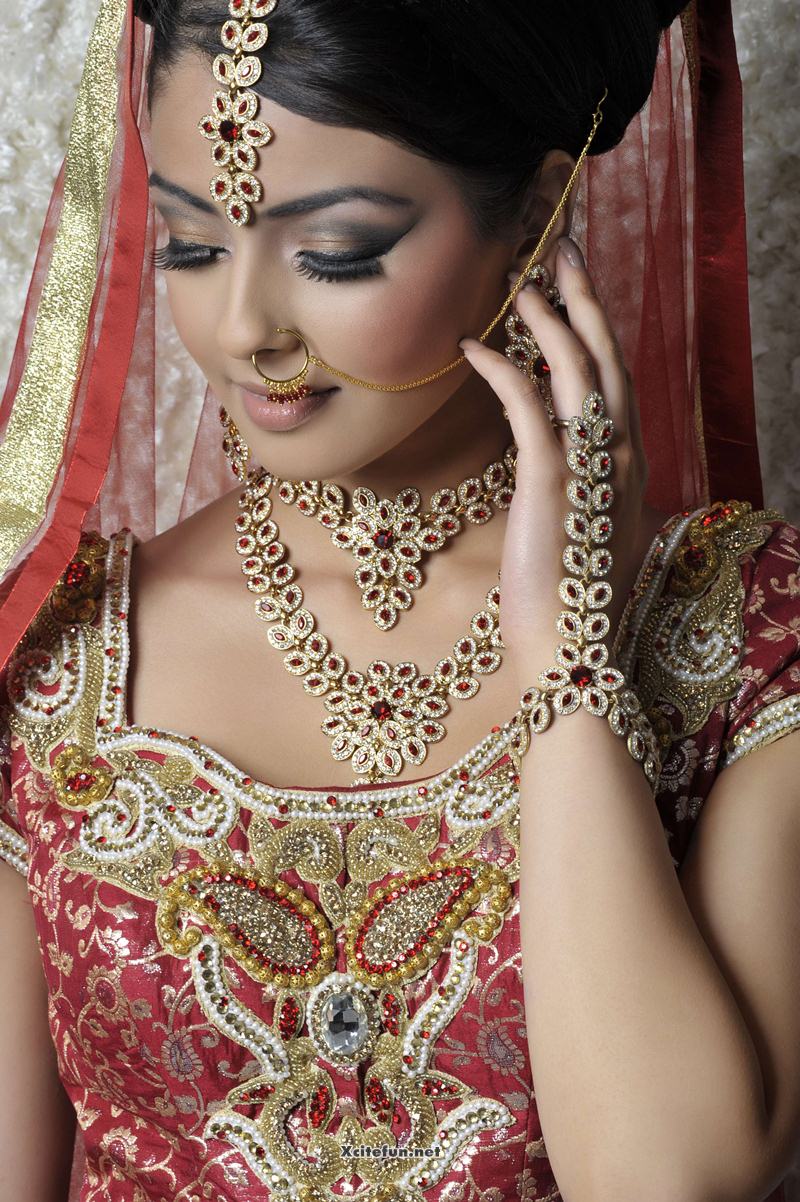 Asian Bridal Eye Makeup Jewelry And Hairstyle - XciteFun.net