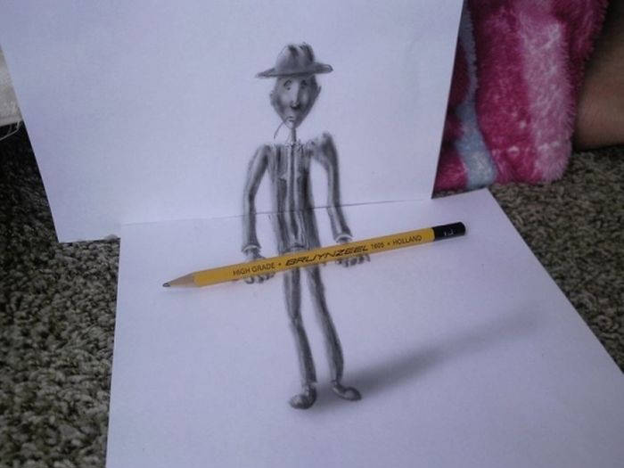 Realistic 3D Drawings - Pencil Art - XciteFun.net