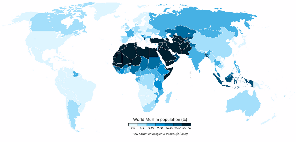 list-of-countries-by-muslim-population-percentage-xcitefun