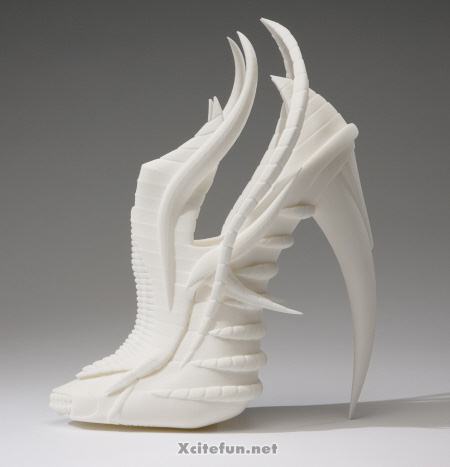 Unusual High Heel 3D Printed Shoes By Janina Alleyne - XciteFun.net