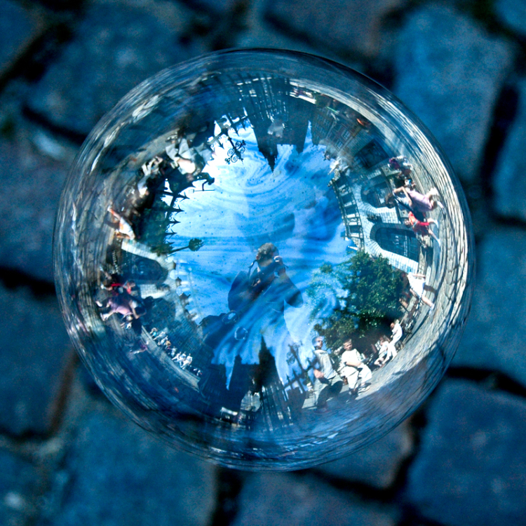 Amazing Photography - Reflection Of Bubbles - XciteFun.net