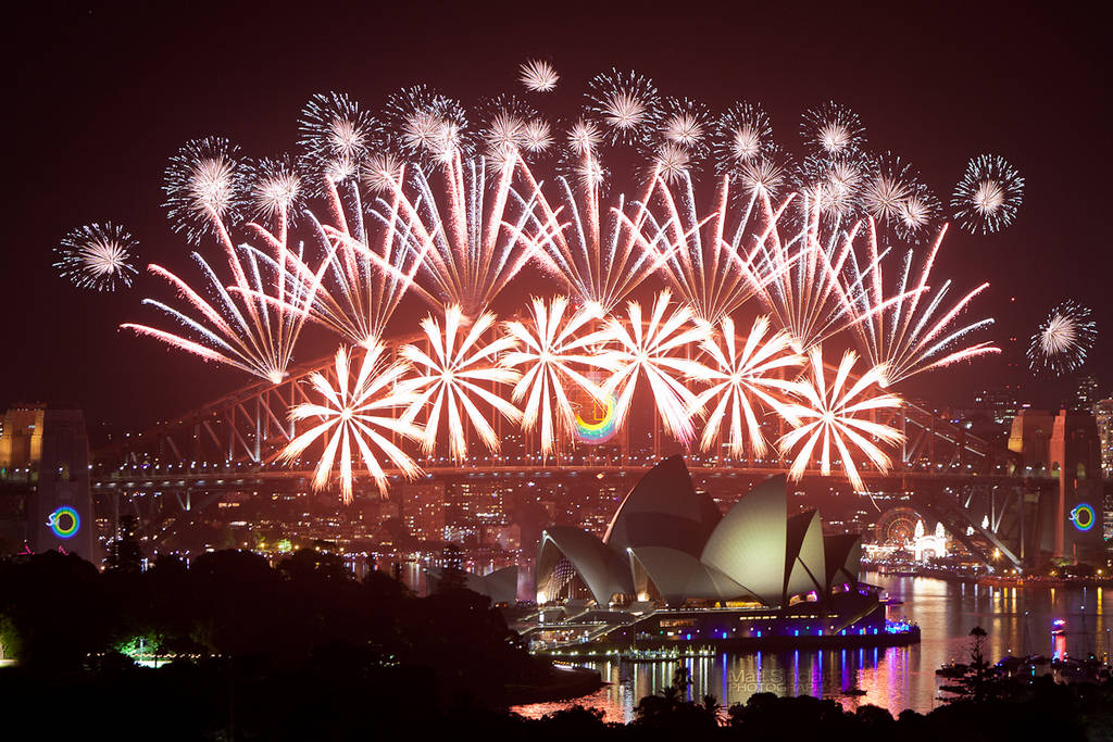Happy New Year Fireworks - Traditional Celebration - XciteFun.net