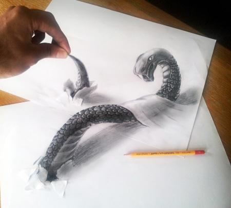 3D Creative Illusion Creative Pencil Drawings - XciteFun.net