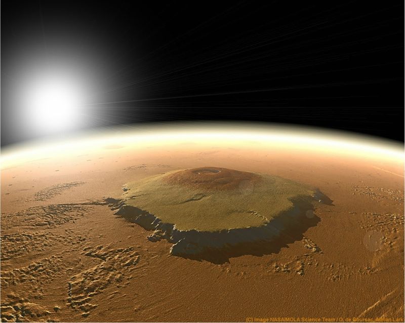 Olympus The Highest Mountain On Mars - XciteFun.net