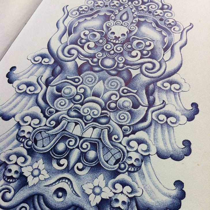 Creative Art By Blue Ink - XciteFun.net