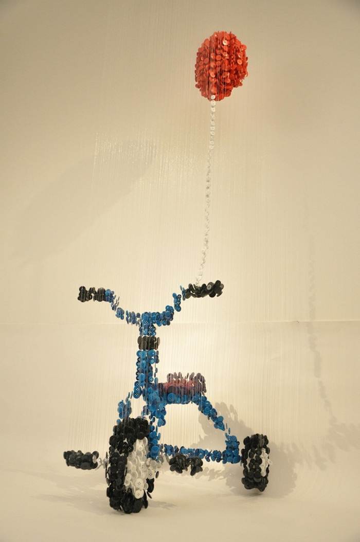 3D Button Art - Spatial Sculptures - XciteFun.net