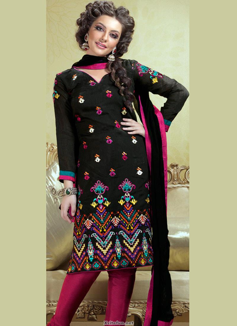 silk long frocks designs