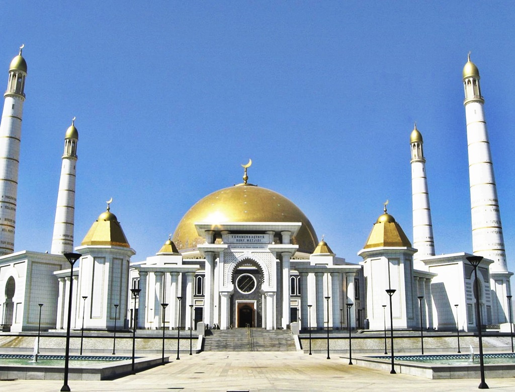 Turkmenbashi Ruhy Mosque  Turkmenistan Images  XciteFun net