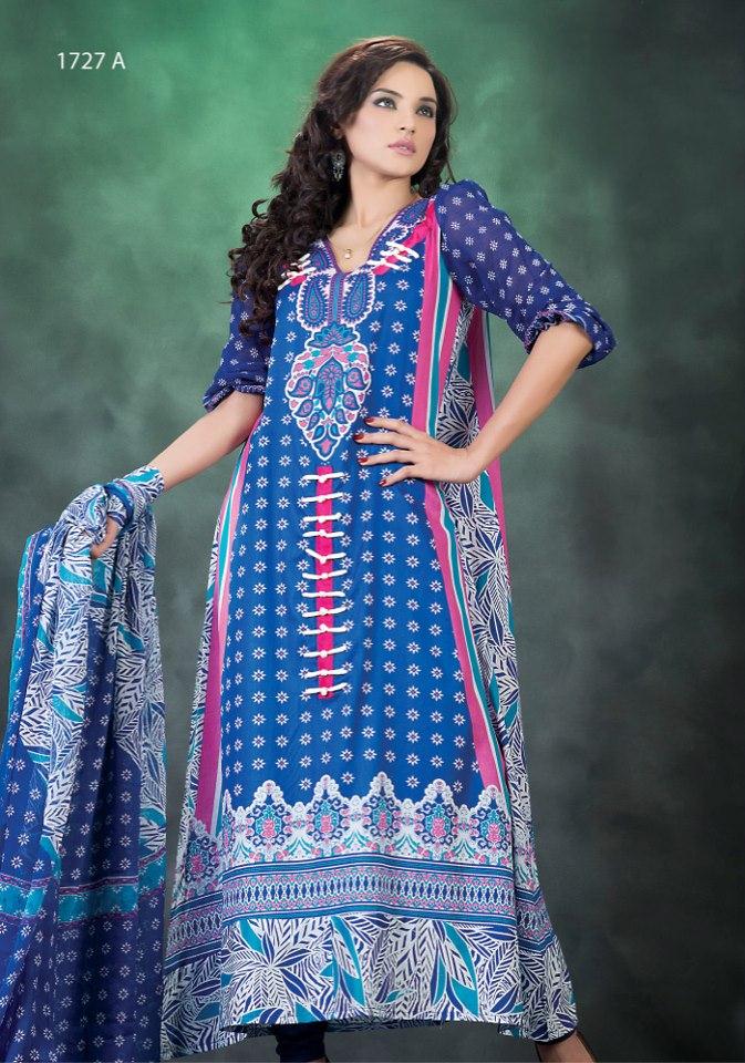 Hijab De Chiffon Pajama Kameez Collection By Dawood Lawns - XciteFun.net