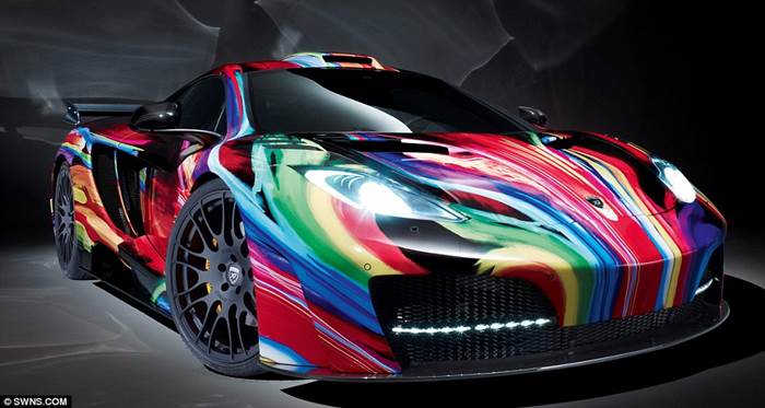 Painted Sports Cars - XciteFun.net