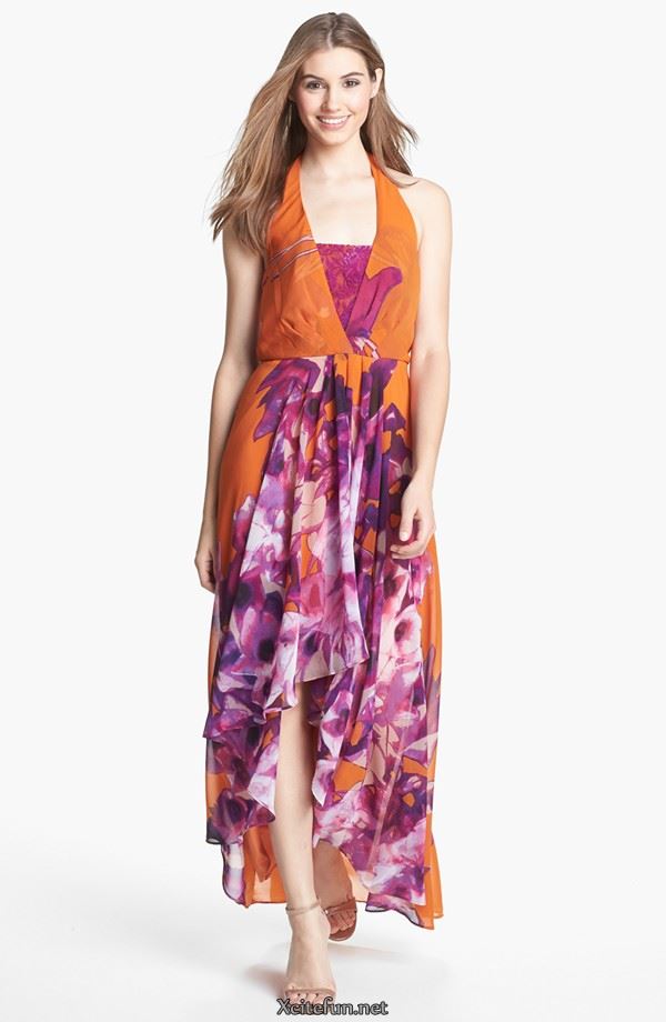 Printed Long Sleeveless Summer Maxi For Girls - XciteFun.net