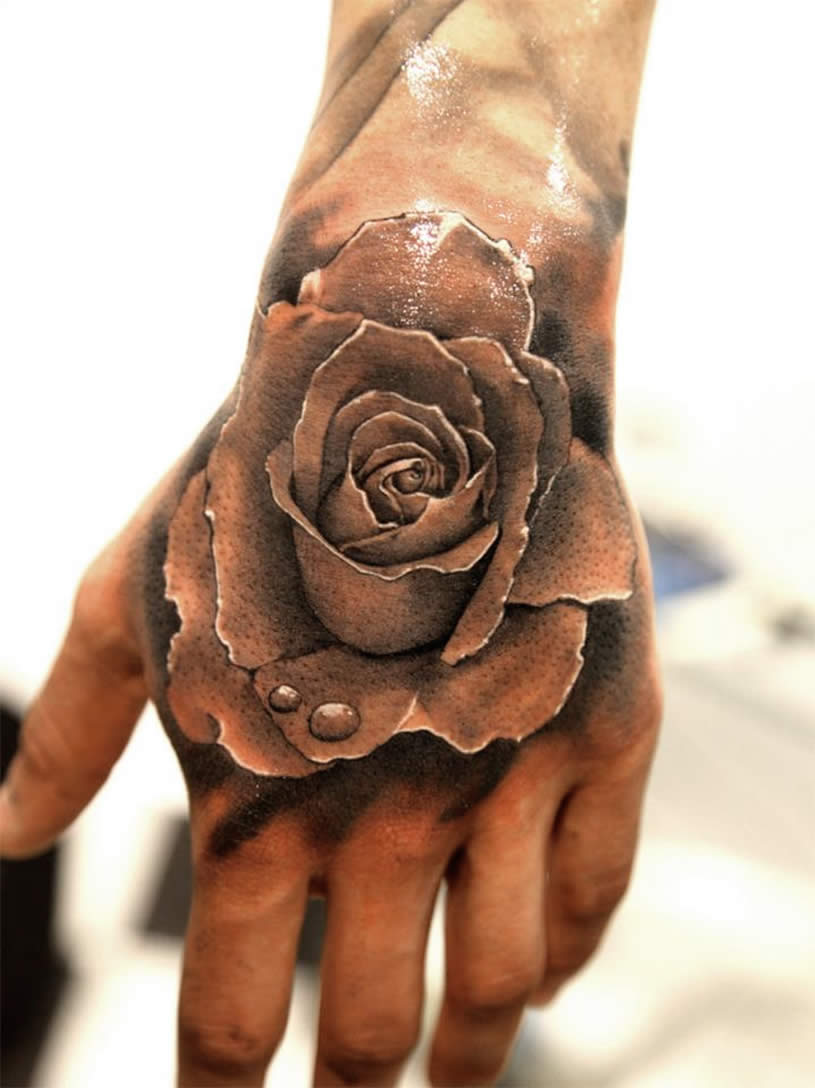 Black And White Rose Tattoo Designs 200 Meaningful Rose Tattoos   327811,xcitefun Tattoos With Amazing 7 