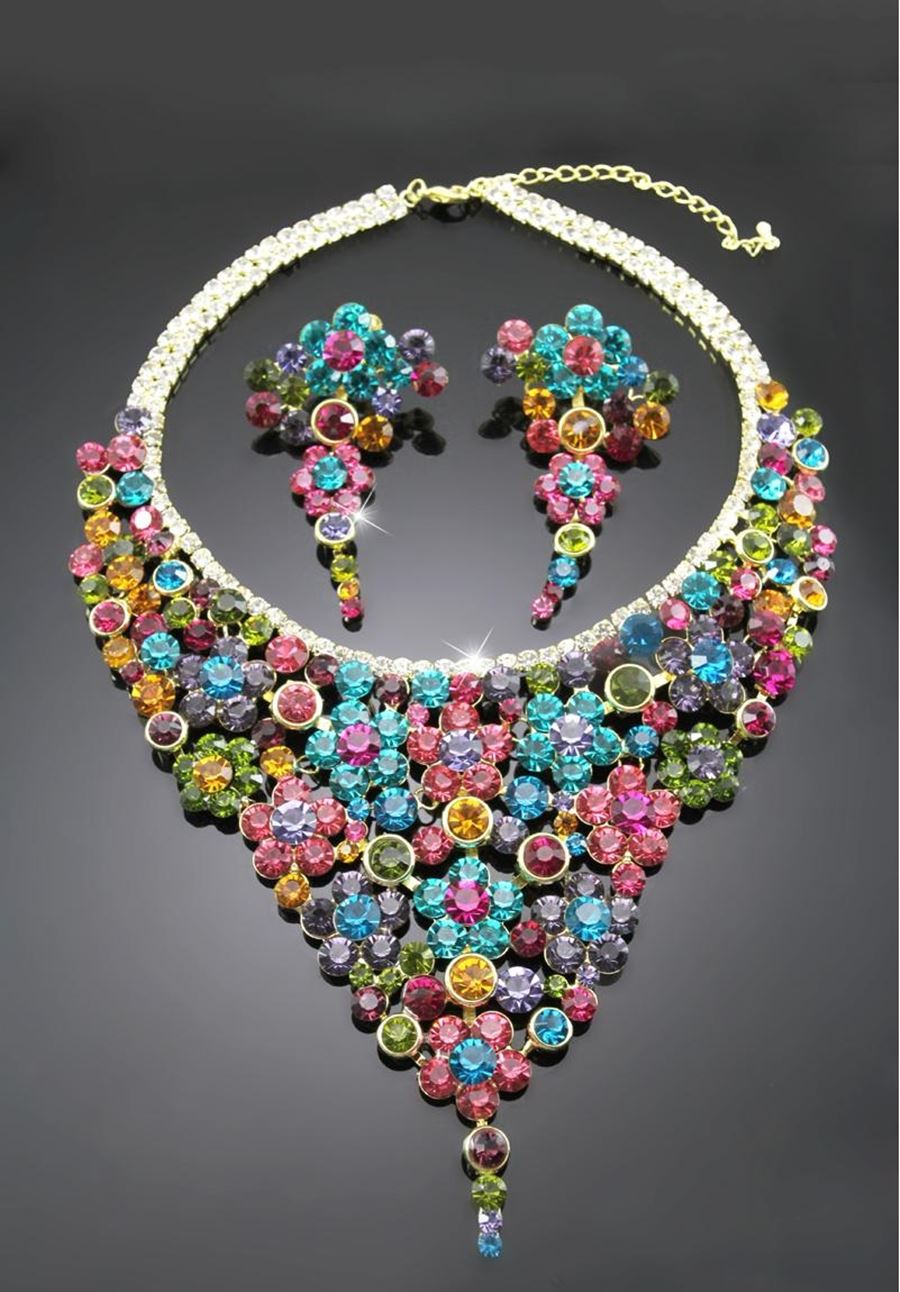 Colorful Gems Jewelry Set - XciteFun.net