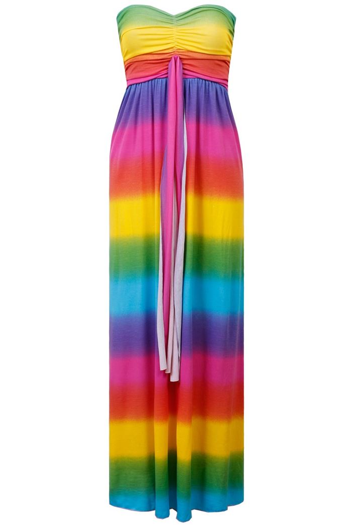 Spring Flowery Rainbow Dress - XciteFun.net