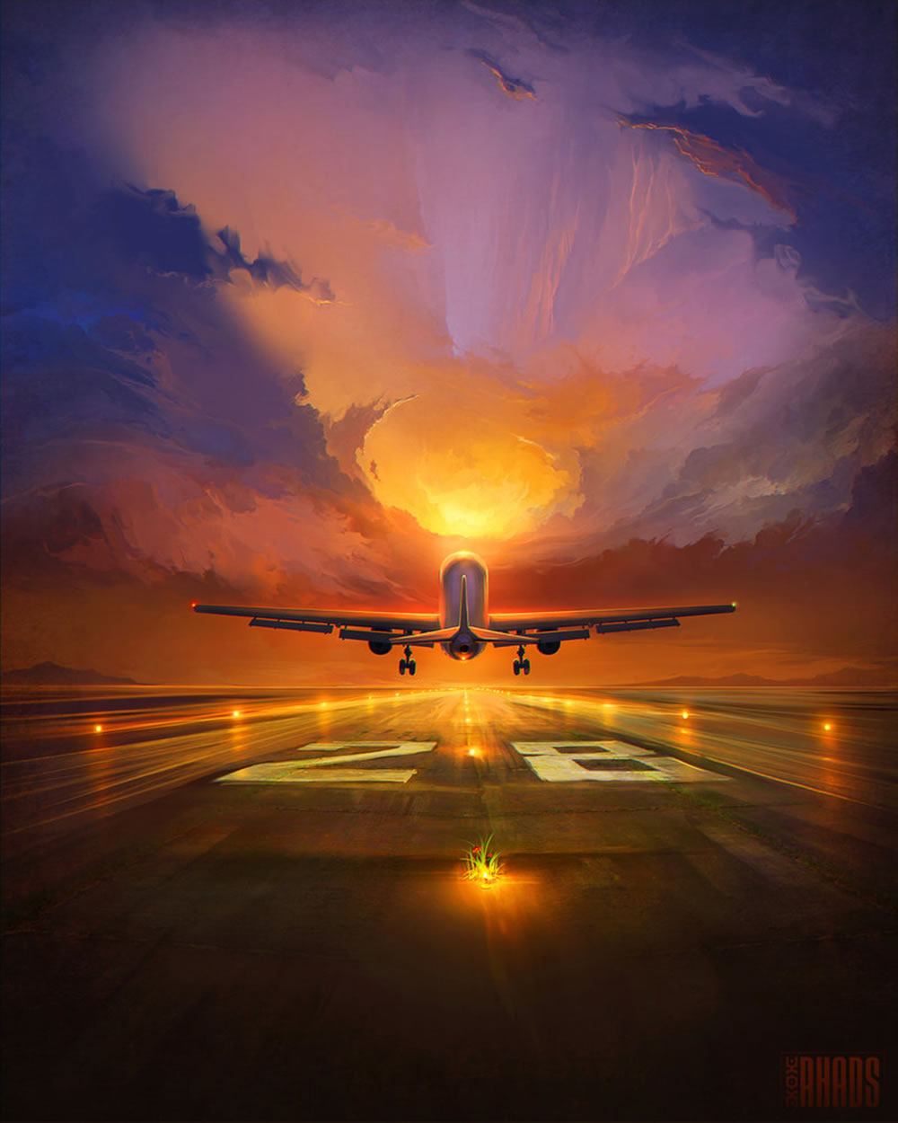 Beautiful Paintings With Digital Sky - XciteFun.net