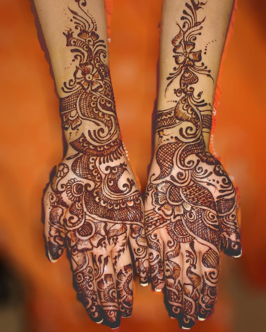 Hand Eid Mehndi Design For Girls - XciteFun.net