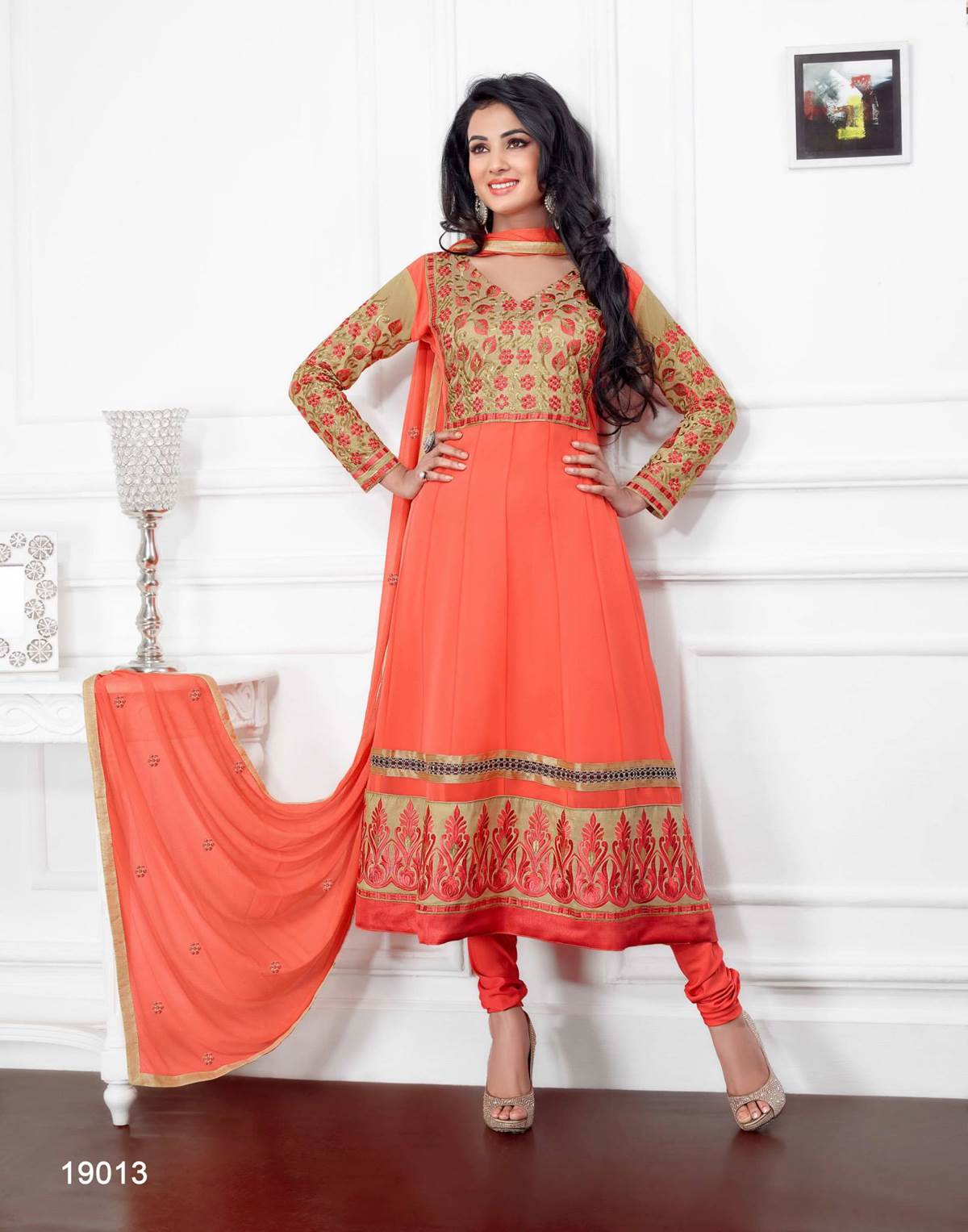 party wear gown for winter