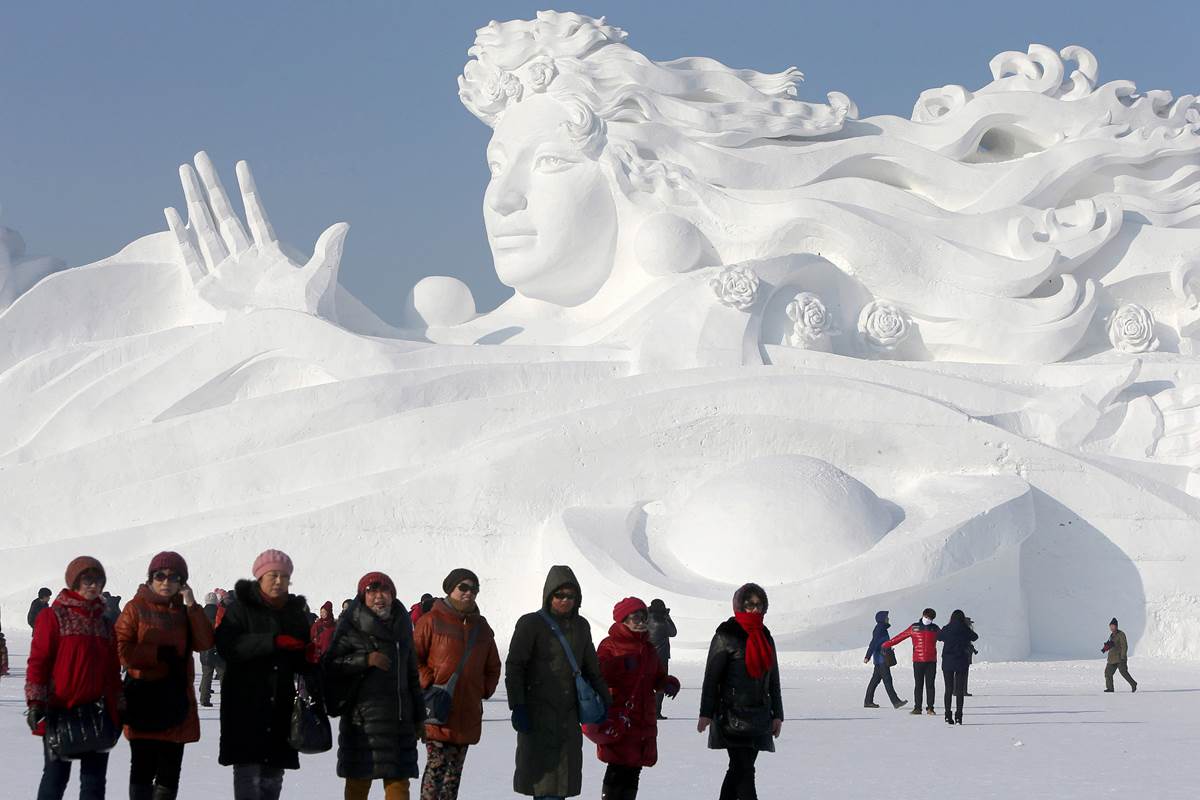 Нуук фестиваль снежной скульптуры