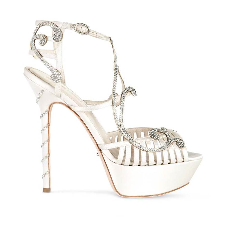 Bridal Shoes and Clutch Silver Collection 2014 - XciteFun.net