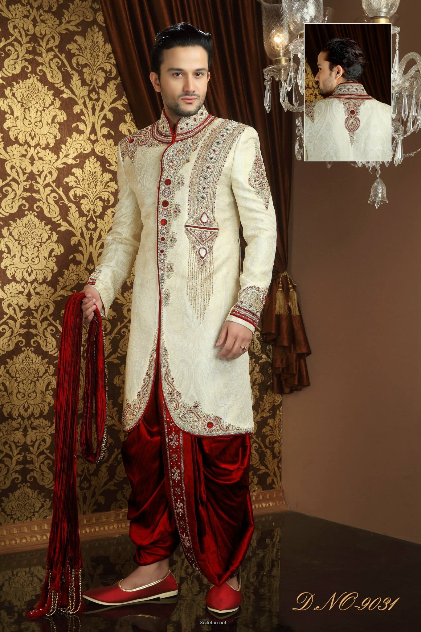  Groom  Wedding day Sherwani Collection XciteFun net