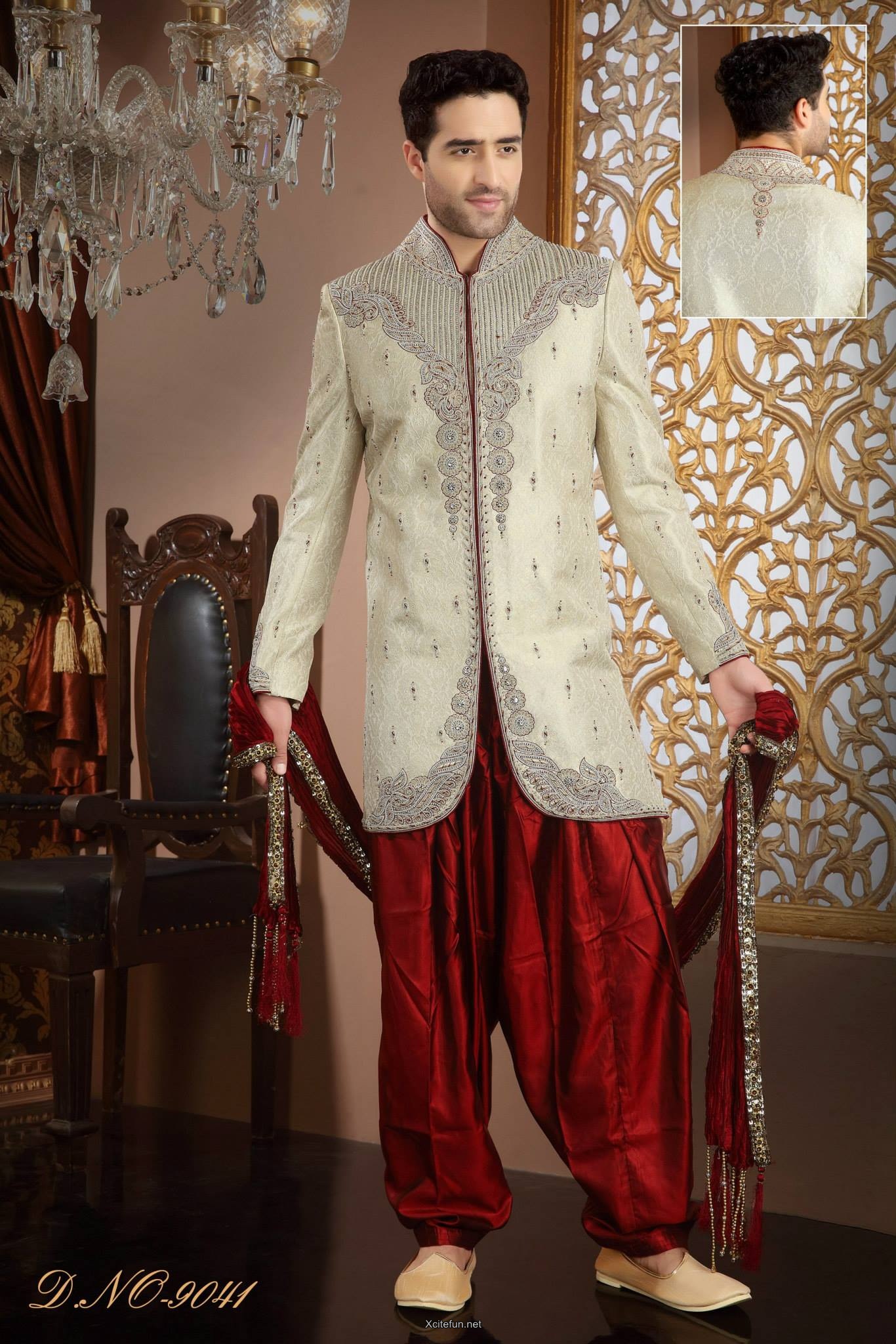 Groom Wedding day Sherwani Collection - XciteFun.net