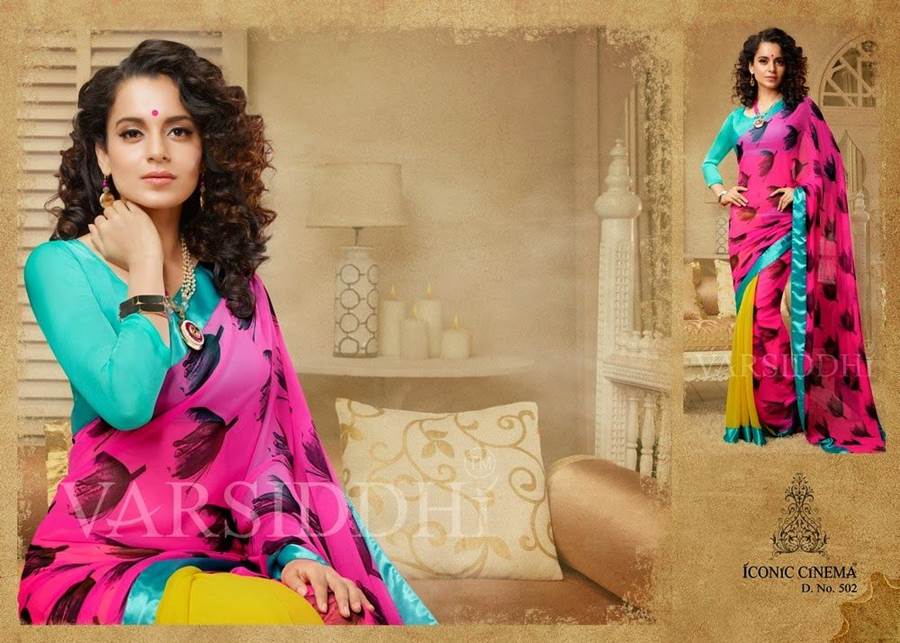 Kangana Ranaut Designer Saree Collection 2014 - XciteFun.net