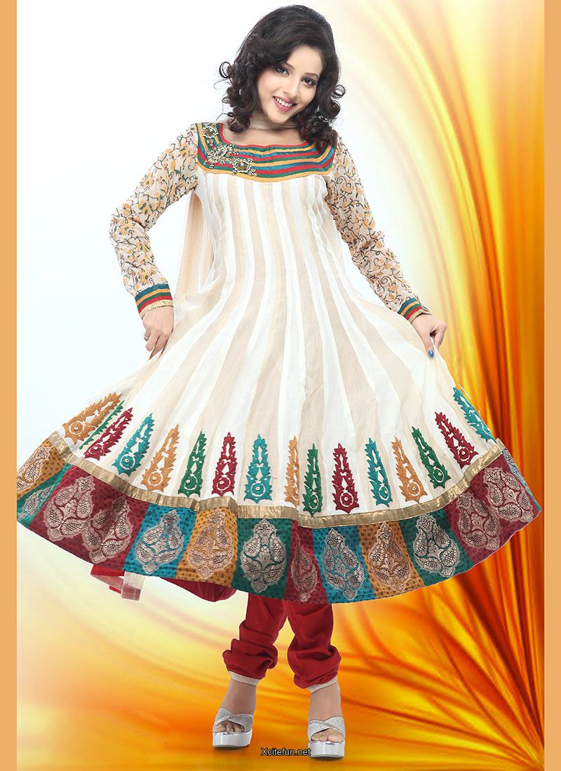 BW6998 Multi Colour Anarkali Style Churidar Pajama Pishwas Anarkali Style  Frock Style Pishwaz Dresses Anarkali