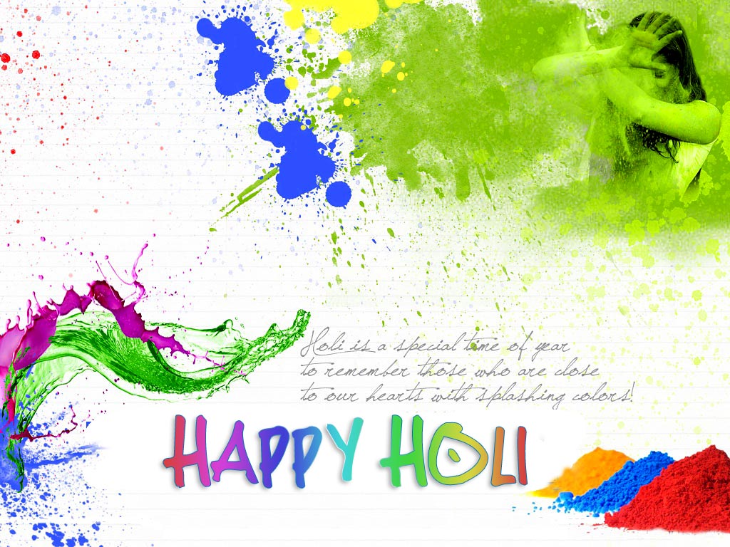 Happy Holi Wallpapers New Greeting Cards 2014