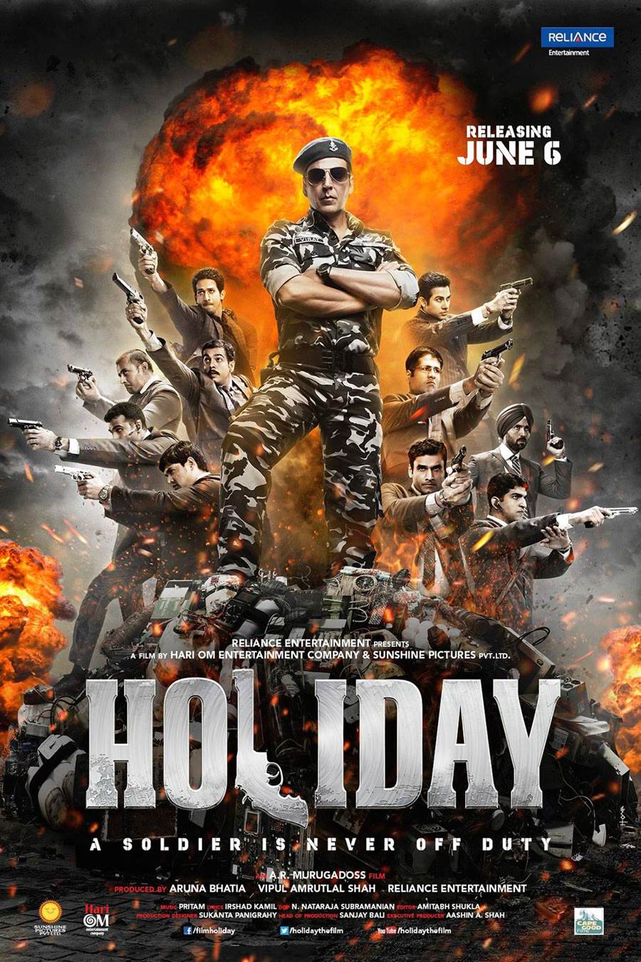 Holiday Movie Posters - Akshay Kumar - XciteFun.net